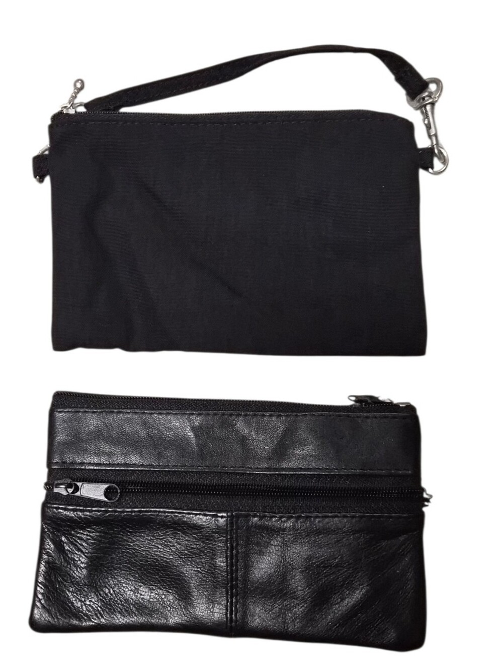 Tres Chic Black & White Print Hobo Shoulder Bag With Convertible Straps&Pouches - Picture 5 of 7